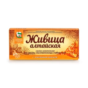 Harz - Altai, aus sibirischem Lärchenharz mit Bienenwachs, 4 Stk.